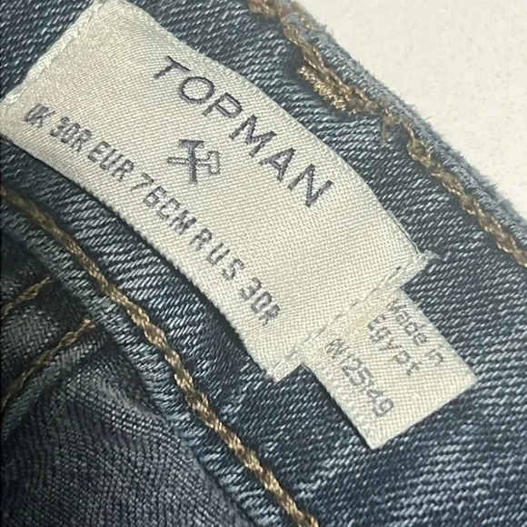 Topman  Stretch Skinny denim jeans. Size 30 R - Picture 10 of 13